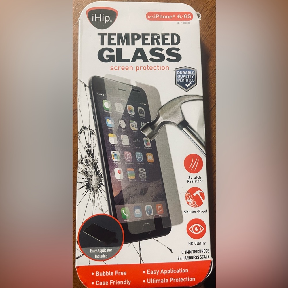 IPhone 6/6S Tempered Glass Screen Protector